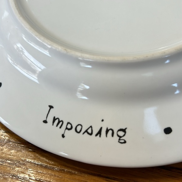 Pottery Barn What’s Your Sign zodiac plate. Leo with lion in center. 8”. - Picture 4 of 11